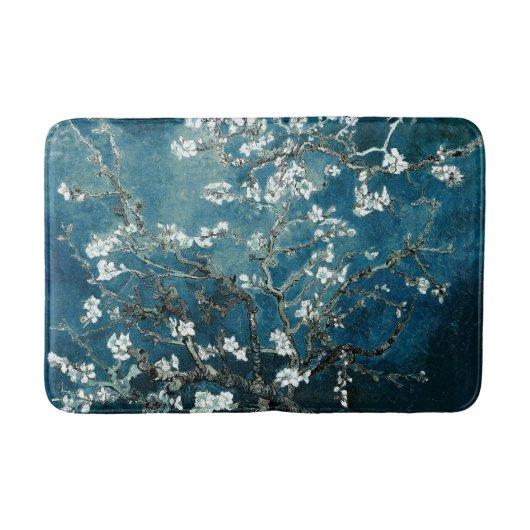 Tapis De Bain Van Gogh Almond Blossoms : Turquoise foncé (Devant)