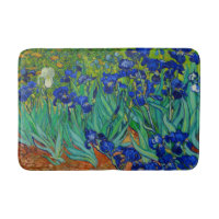 Van Gogh irise le bleu floral vintage