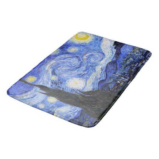 Tapis De Bain Van Gogh La Nuit étoilée (Angle)