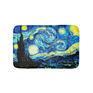 Tapis De Bain Van Gogh - Nuit étoilée