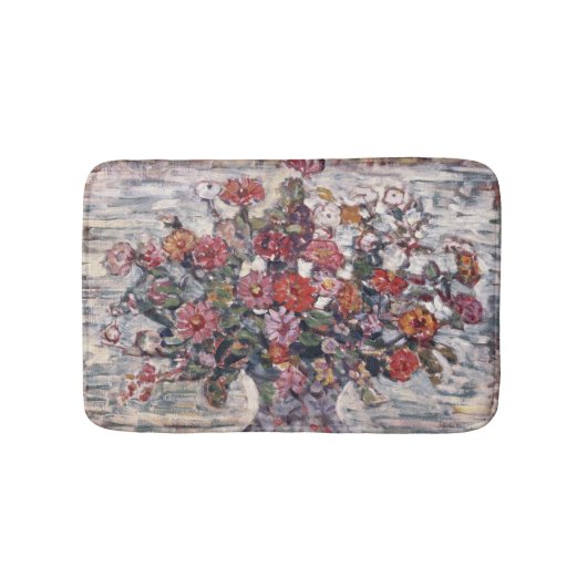 Tapis De Bain Vase de fleurs, Zinnias de Maurice Prendergast (Devant)