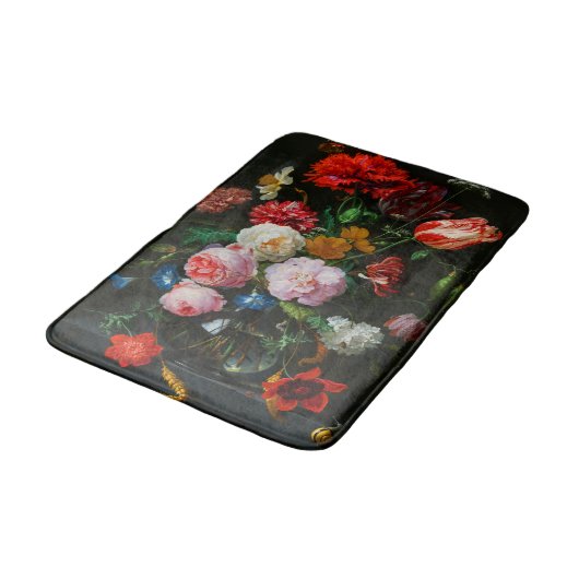 Tapis De Bain Vase de verre avec des fleurs (Angle)