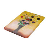 Tapis De Bain Vase des fleurs d'Odilon Redon (Angle)