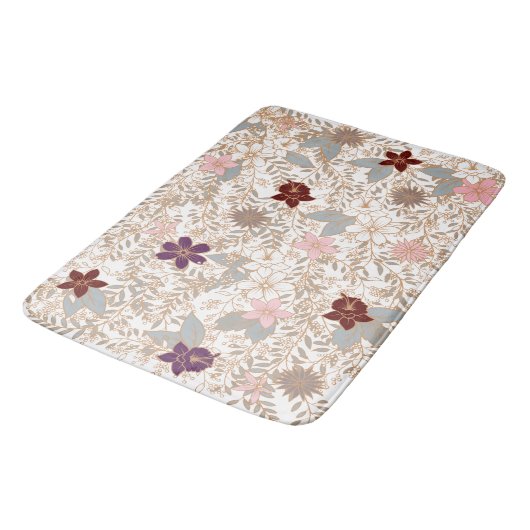 Tapis De Bain Vector Floral (Angle)