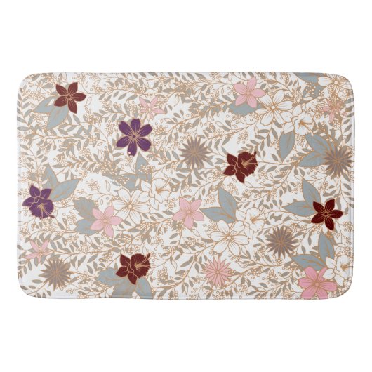 Tapis De Bain Vector Floral (Devant)