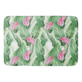 Tapis De Bain Végétation florale rose tropical (Devant)