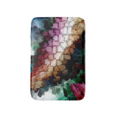 Tapis De Bain Vent foncé centré sur le cube (Devant (Vertical))