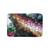 Tapis De Bain Vent foncé centré sur le cube (Devant)