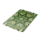 Tapis De Bain verdure abstraite botanique palmier tropical feuil (Angle)