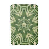 Tapis De Bain verdure abstraite botanique palmier tropical feuil (Devant (Vertical))