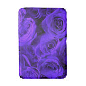 Tapis De Bain Veri peri periwinkle bleu violet rose (Devant (Vertical))