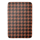 Tapis De Bain Vérification Brown de la position noire (devant Vertical)