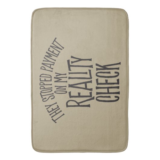 Tapis De Bain Vérification de la réalité (devant Vertical)