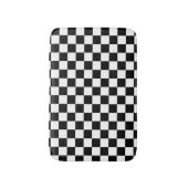Tapis De Bain Vérifier noir blanc À damiers Motif tableau de bor (Devant (Vertical))