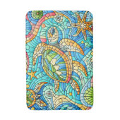 Tapis De Bain Verre taché de tortue de mer (Devant (Vertical))