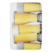 Tapis De Bain Verres de bière glacée (devant Vertical)