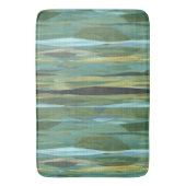 Tapis De Bain Vert bleu et gris Art moderne (devant Vertical)