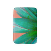 Tapis De Bain Vert botanique du désert et succulent de la Pêche (Devant (Vertical))