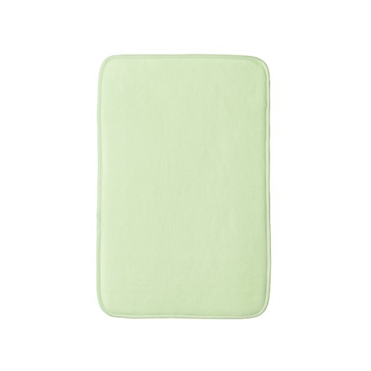 Tapis De Bain Vert céleri pâle solide (Devant (Vertical))