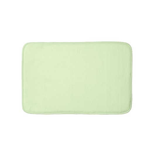 Tapis De Bain Vert céleri pâle solide (Devant)
