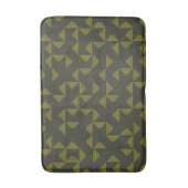 Tapis De Bain Vert, cool, unique, triangles tendance motif (Devant (Vertical))