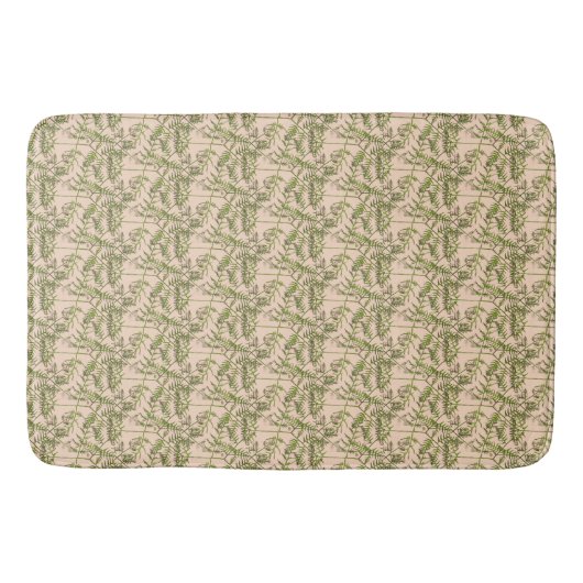 Tapis De Bain vert de printemps (Devant)