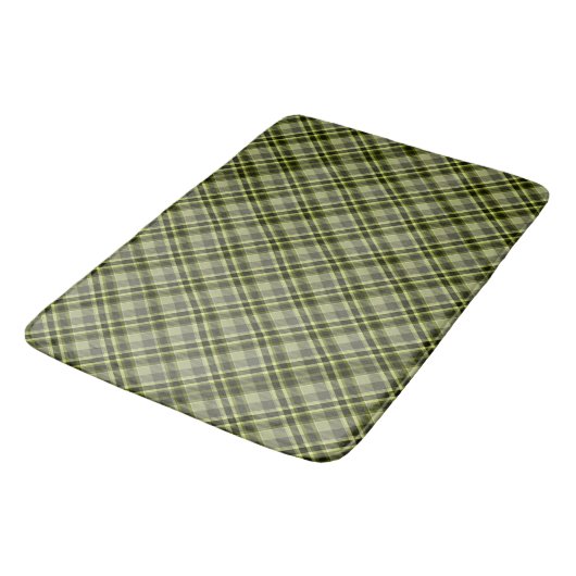 Tapis de bain vert de terre (Angle)