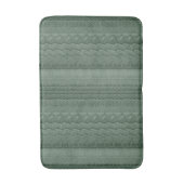 Tapis De Bain Vert de trace de pneu de voiture de plage (Devant (Vertical))