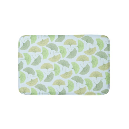 Tapis de bain vert errant de Ginkgo (Devant)