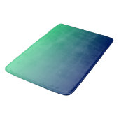 Tapis De Bain Vert et bleu foncé (Angle)