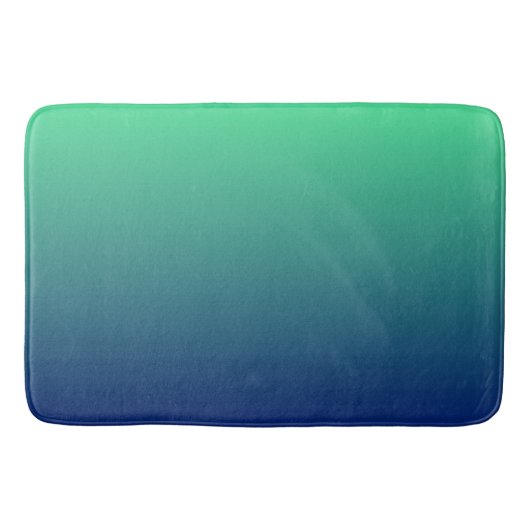 Tapis De Bain Vert et bleu foncé (Devant)