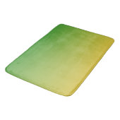 Tapis De Bain Vert et jaune ombre (Angle)