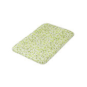 Tapis De Bain Vert Feuille Nature Imprimer, Plante Motif feuille (Angle)