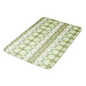 Tapis De Bain Vert foncé et clair (Angle)
