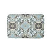 Tapis De Bain Vert mer Turquoise Turquoise Bali Motif Batik (Devant)