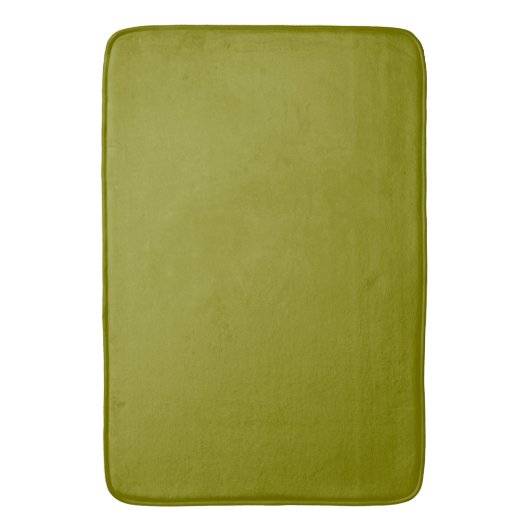 Tapis De Bain Vert olive classique (devant Vertical)