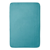 Tapis De Bain Vert paon turquoise (devant Vertical)