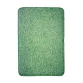 Tapis De Bain Vert pur Grassy (Devant (Vertical))