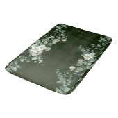 Tapis De Bain Vert ronde eucalyptus feuille verdure (Angle)