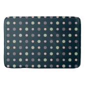 Tapis De Bain Vert, rose, violet, points bleus (Devant)