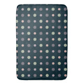 Tapis De Bain Vert, rose, violet, points bleus (devant Vertical)