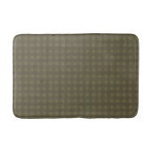 Tapis De Bain Vert Sage Foncé En vichy Plaid Motif (Devant)