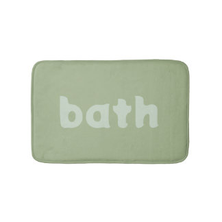 Tapis De Bain vert sauge
