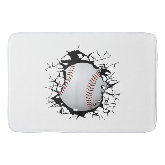 Tapis De Bain Vêtements de baseball - Baseball (Devant)