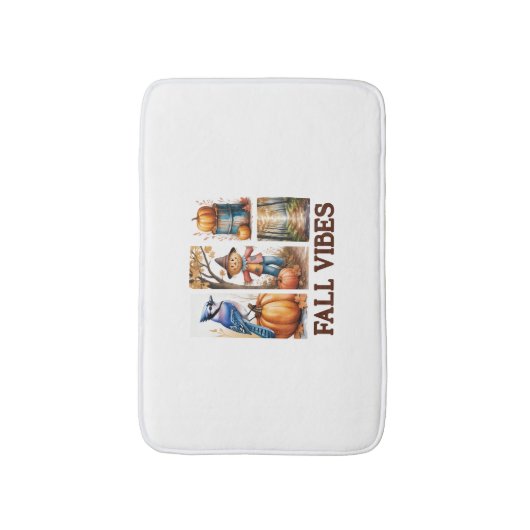 Tapis De Bain Vibes d'automne Vibes d'automne (Devant (Vertical))