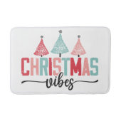 Tapis De Bain Vibes de Noël - Festive Tree Design (Devant)