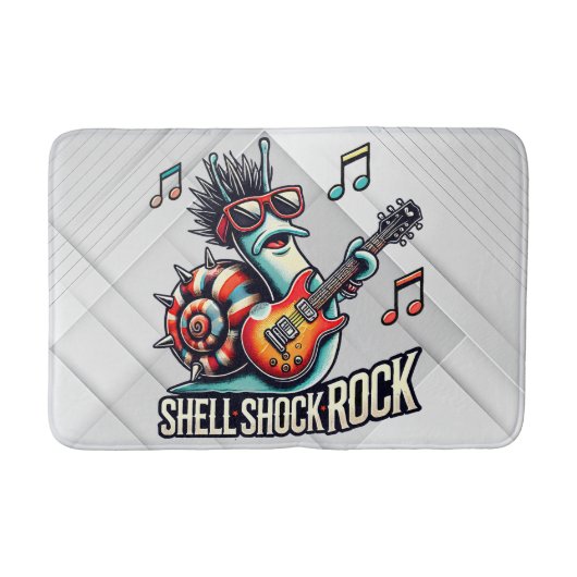 Tapis De Bain Vibes d'escargot de Rockin (Devant)