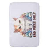 Tapis De Bain Vibes incorrectes uniquement - Fierce Chat & Skuls (devant Vertical)