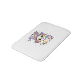 Tapis De Bain Vibes Paw-Stive Seulement Chien mignon Avec Bubble (Angle)
