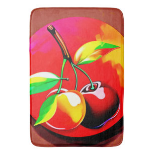 Tapis De Bain Vibrant Cherry Duo